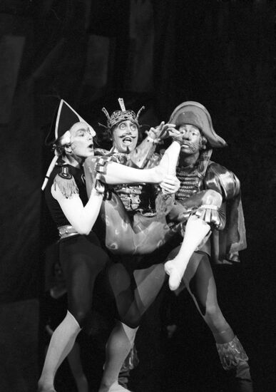 Scene from ballet Adventures of Cipollino