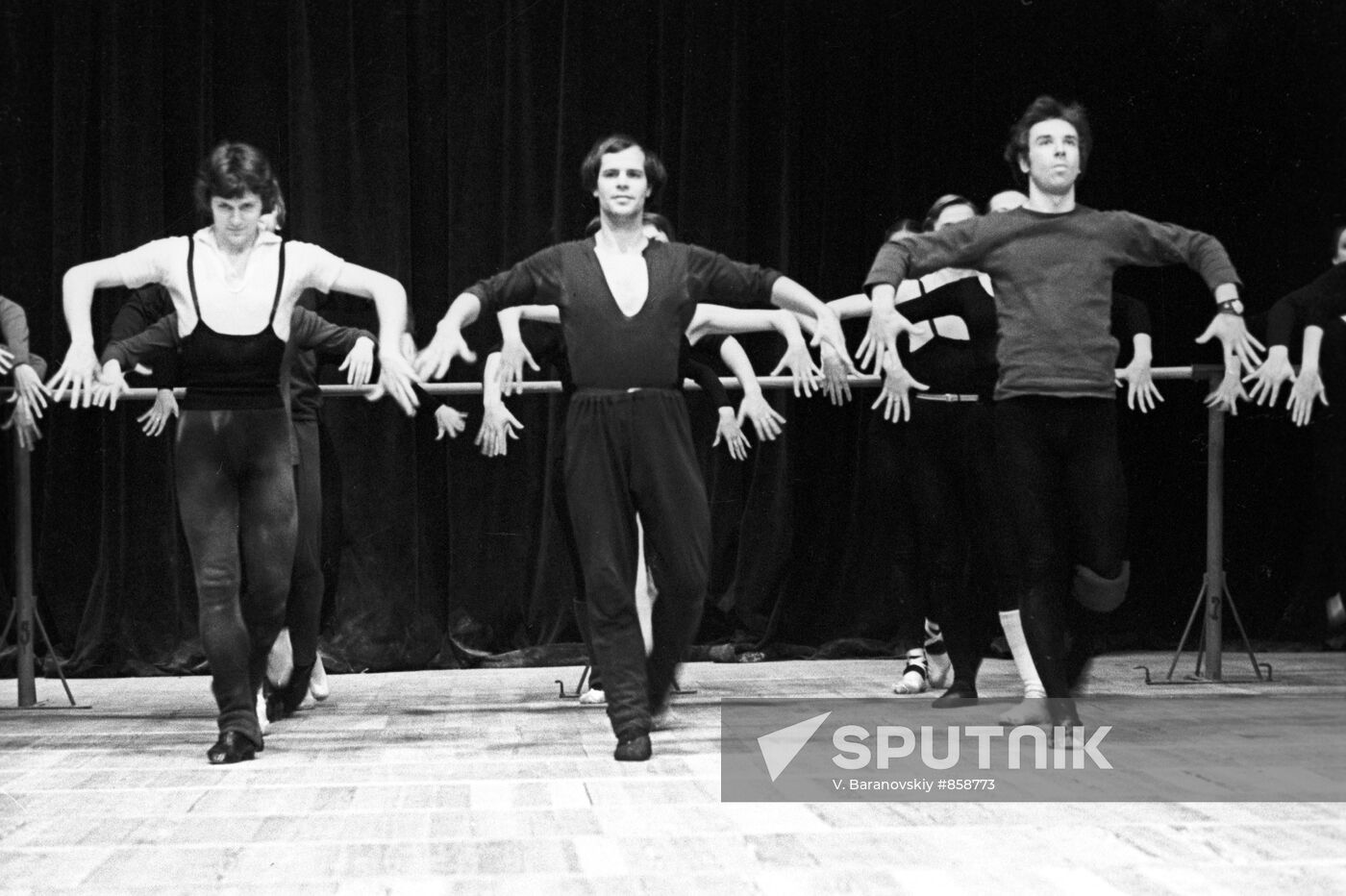 Rehearsal of ballet Cathedrale Notre-Dame de Paris