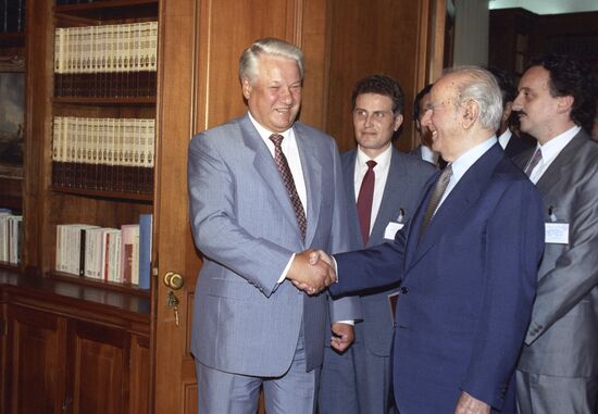 B.Yeltsin and K.Karamanlis