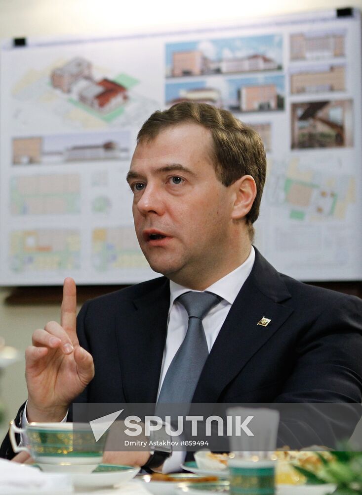 Dmitry Medvedev visits Ufa