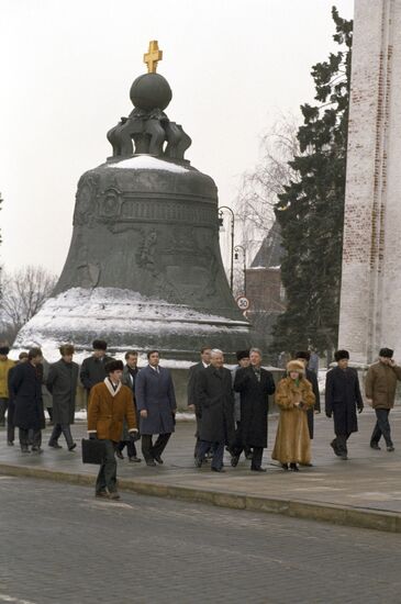 A walk in the Kremlin