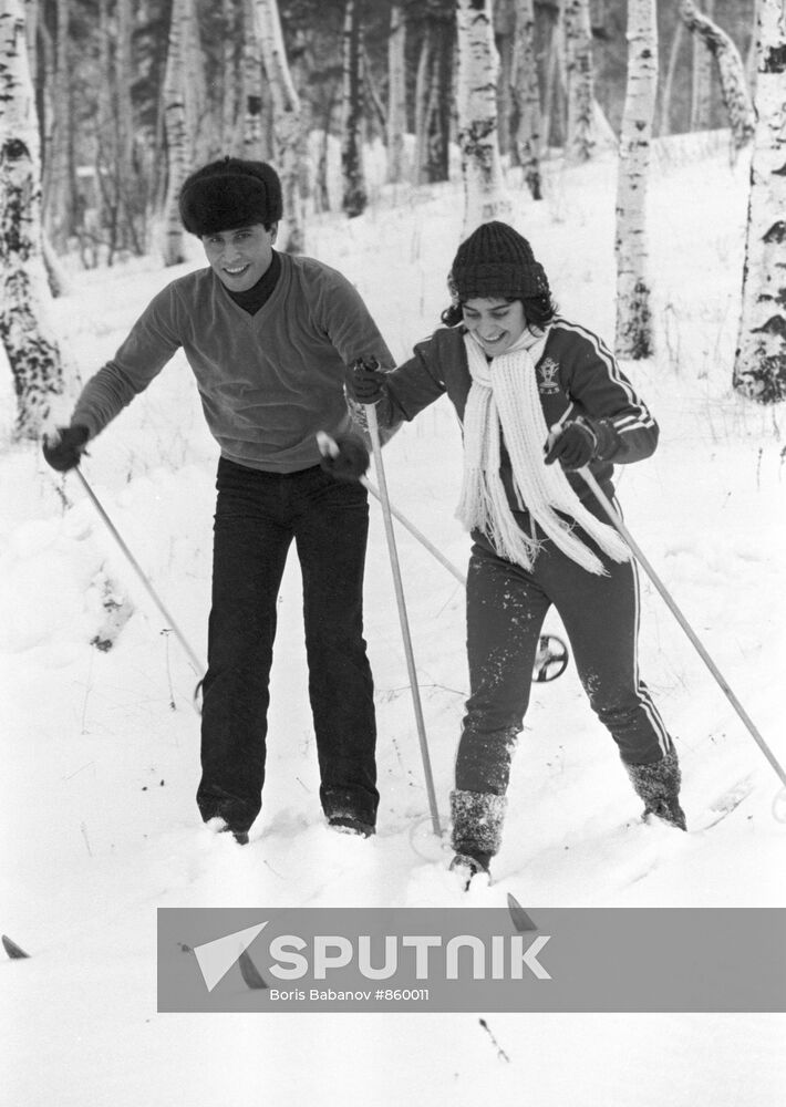 Skiing