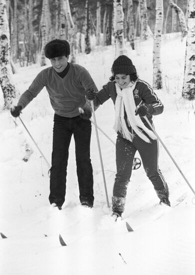 Skiing
