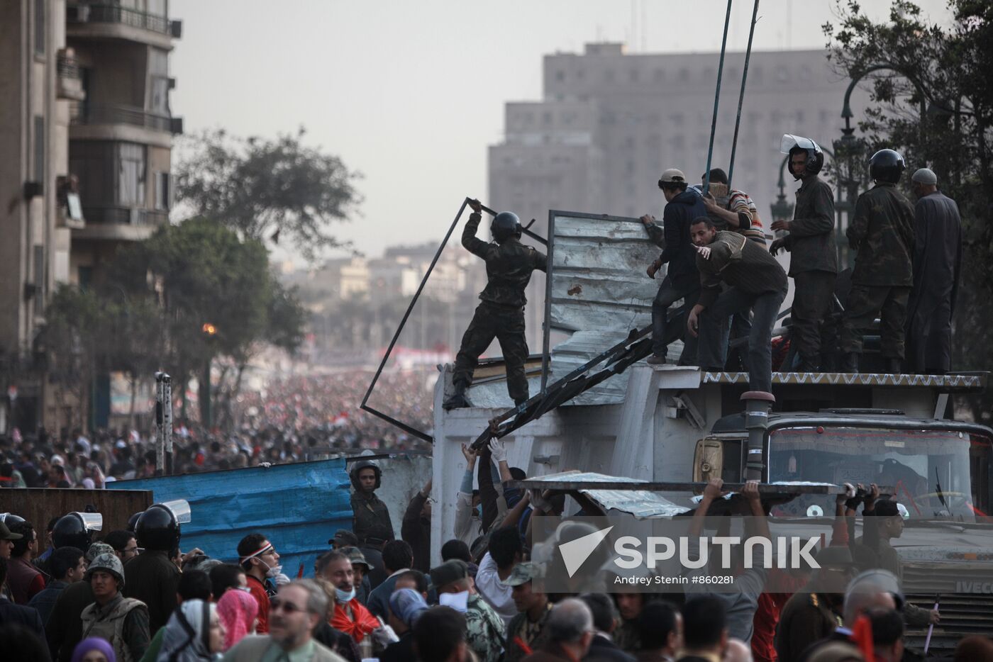 On Tahrir Square in Cairo