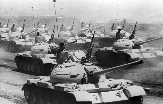 Military parade in Cairo