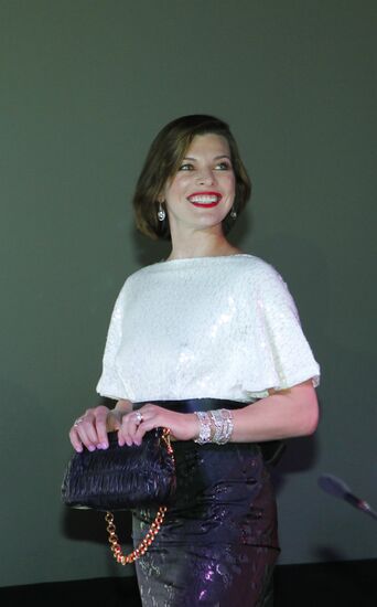 Milla Jovovich in Moscow