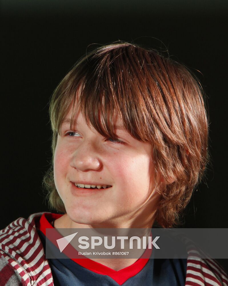 Young actor Savva Gusev