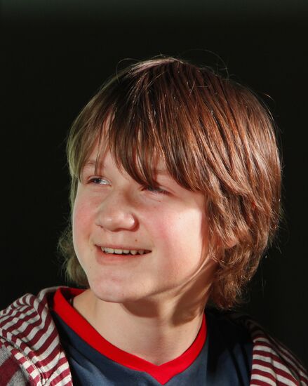 Young actor Savva Gusev