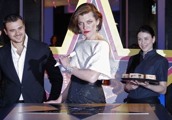 Milla Jovovich in Moscow