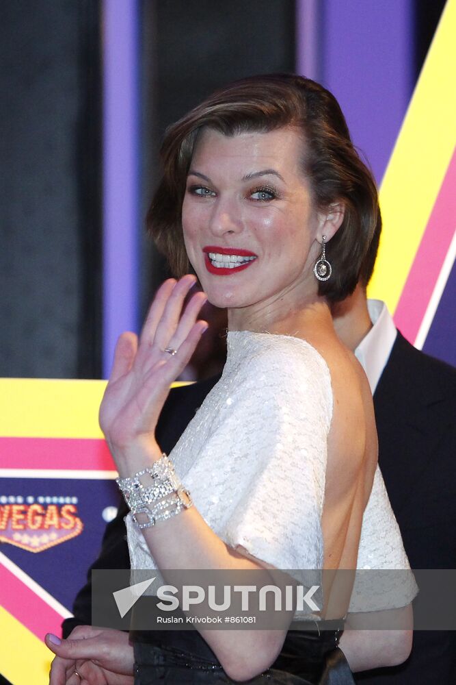 Milla Jovovich in Moscow