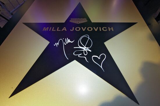 Milla Jovovich in Moscow