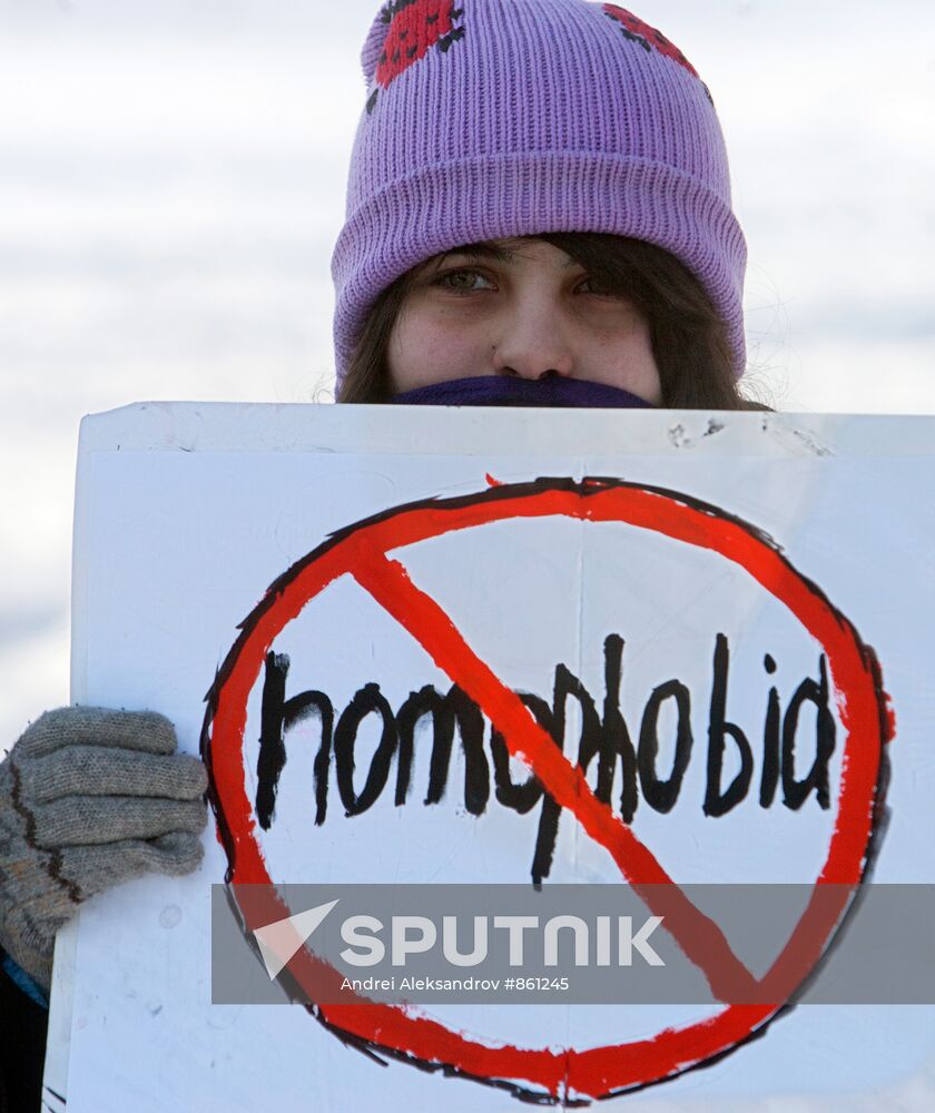 Rally in support of sexual minorities' rights in Minsk