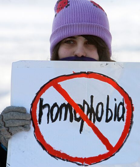 Rally in support of sexual minorities' rights in Minsk