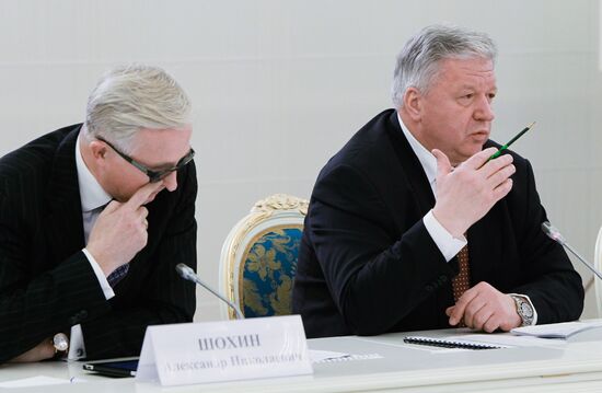 Alexander Shokhin and Mikhail Shmakov