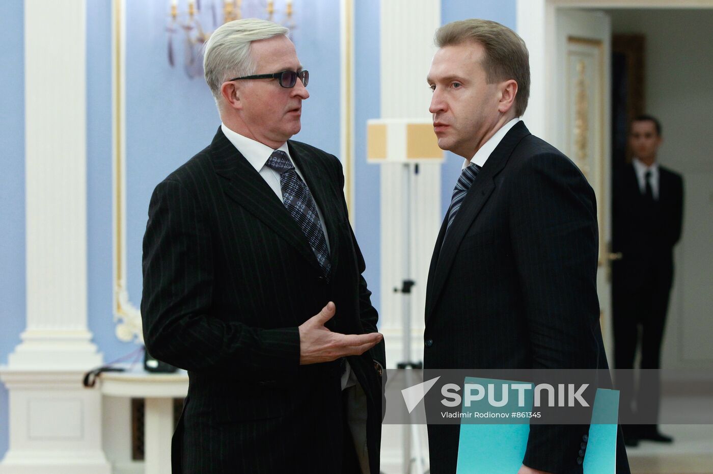 Alexander Shokhin and Igor Shuvalov