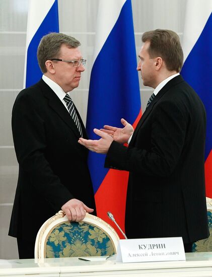 Alexei Kudrin and Igor Shuvalov