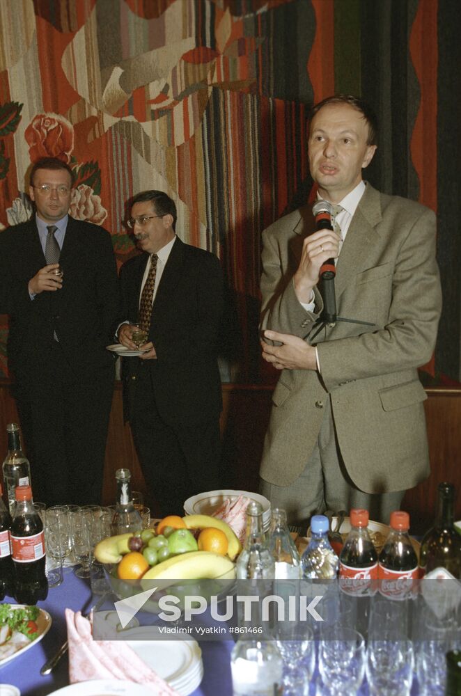 Russia's Deputy Press Minister Mikhail Seslavinsky