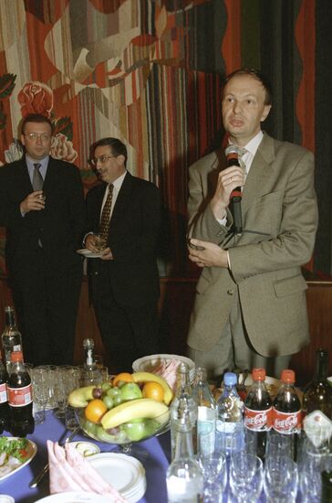 Russia's Deputy Press Minister Mikhail Seslavinsky
