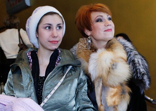 Olga Tumaykina with her daughter
