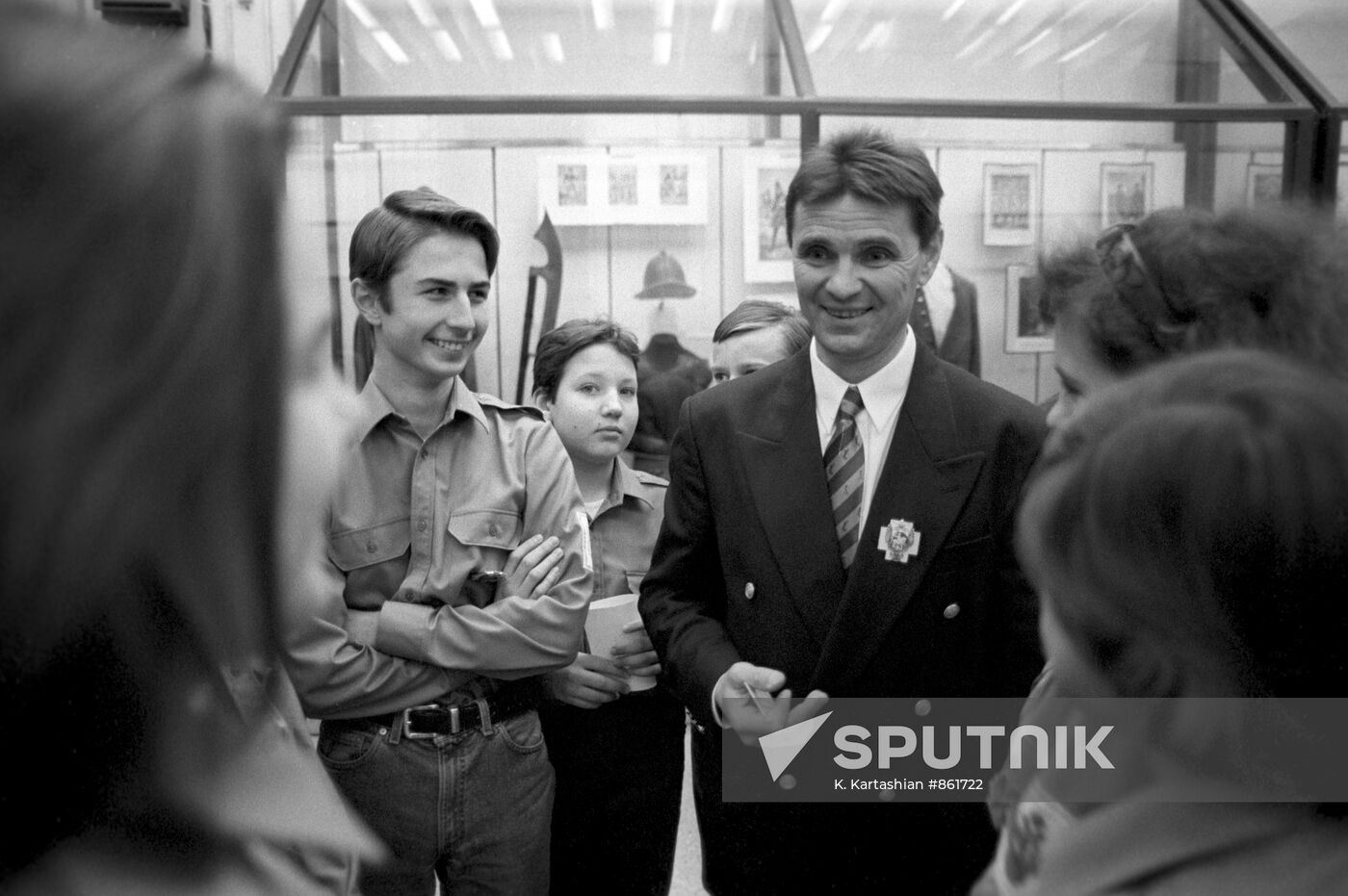 Nikolai Nemchinov at 1st congress of "Knights association"