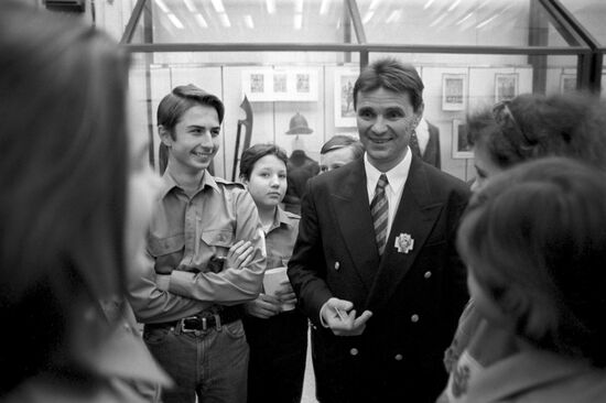 Nikolai Nemchinov at 1st congress of "Knights association"