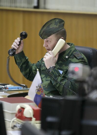 Command post of Missile Attack Warning System of Space Forces