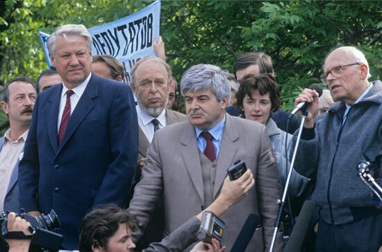 Political rallies in Luzhniki