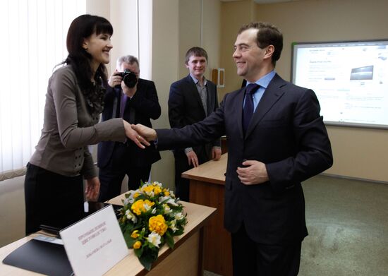 Dmitry Medvedev visits Vocational Training Center