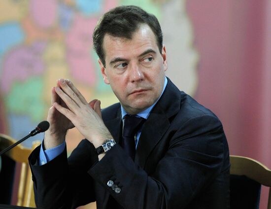 Dmitry Medvedev visits Vocational Training Center