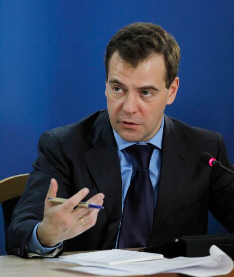 Dmitry Medvedev visits Vocational Training Center