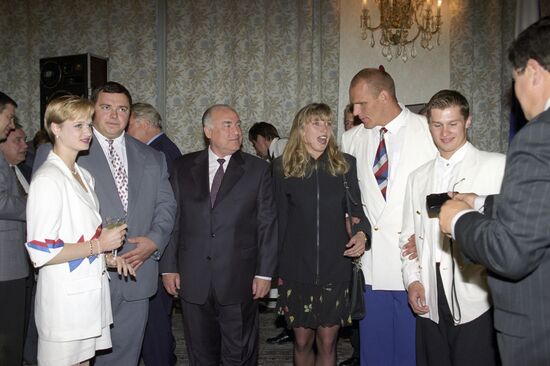 Reception for Olympic Games winners