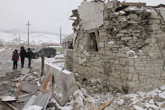 Two blasts in Gubden Village, Karabudakhen District, Dagestan