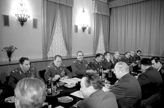 Ministers Dzur and Ustinov