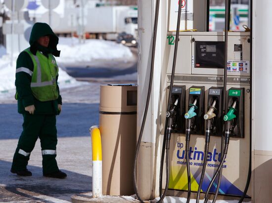 Retail gasoline prices rose in Moscow since beginning of year