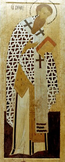 An icon of the Kirillo-Belozersky Monastery