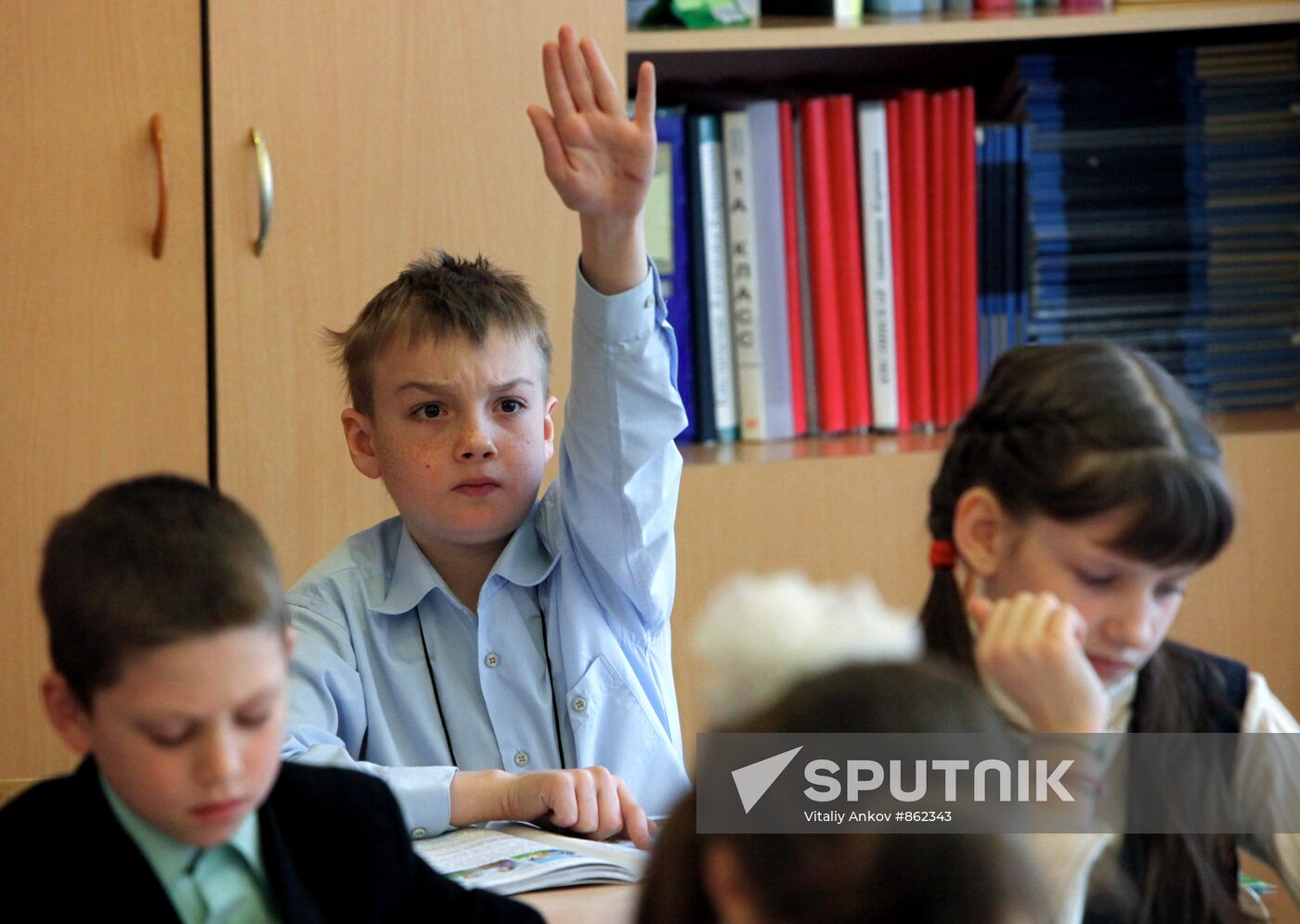 Students of Gymnasium No.2 in Vladivostok