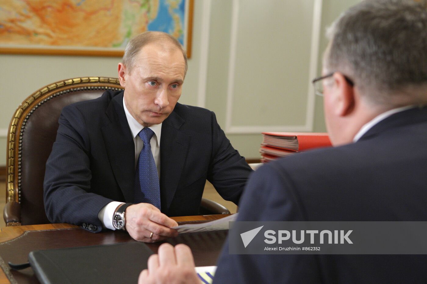 Vladimir Putin meets with Andrei Belyaninov