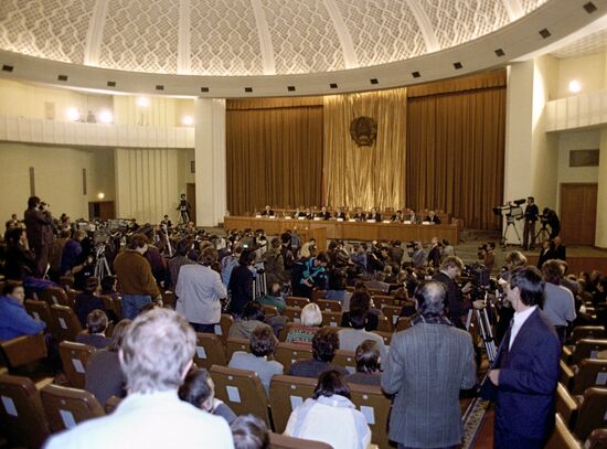 News conference