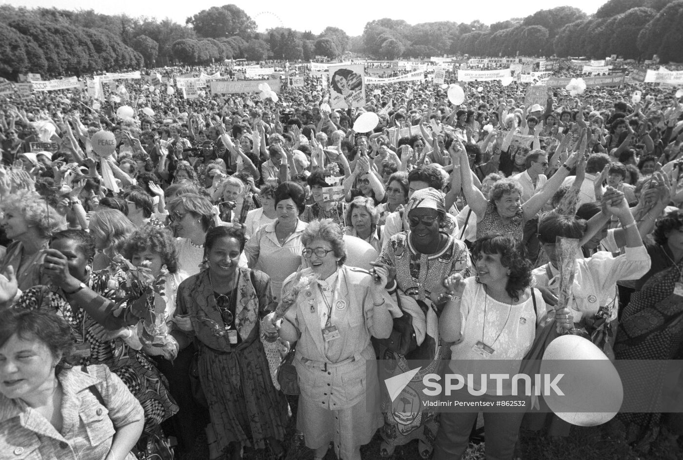Rally in Gorky Park