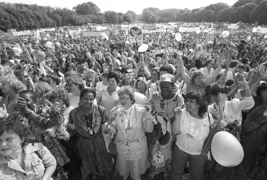 Rally in Gorky Park
