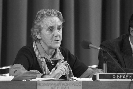 Freda Brown, president of the Women’s Federation