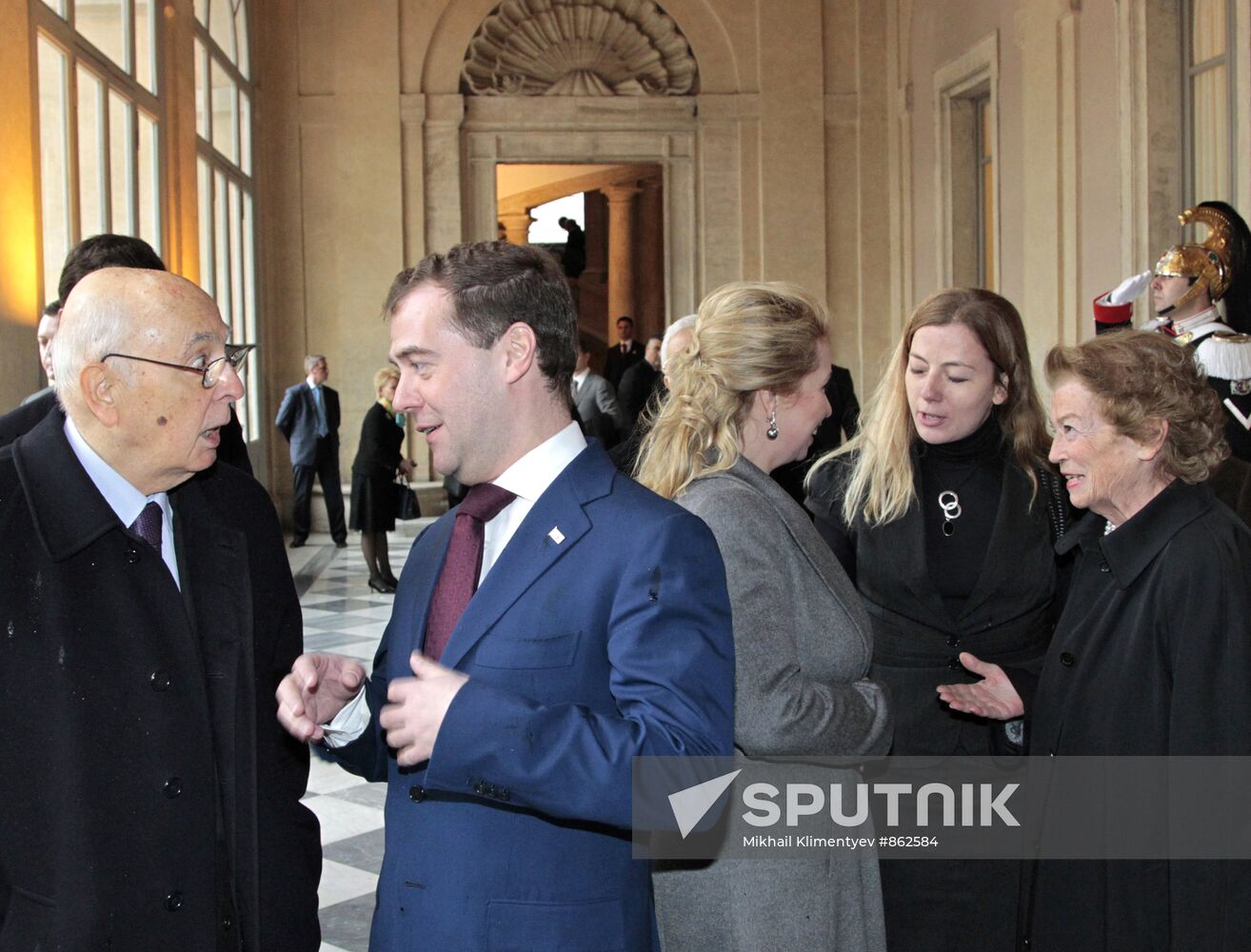 Dmitry Medvedev visits Italy