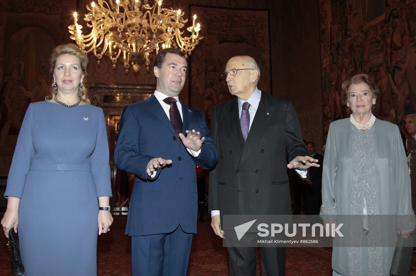 Dmitry Medvedev visits Italy