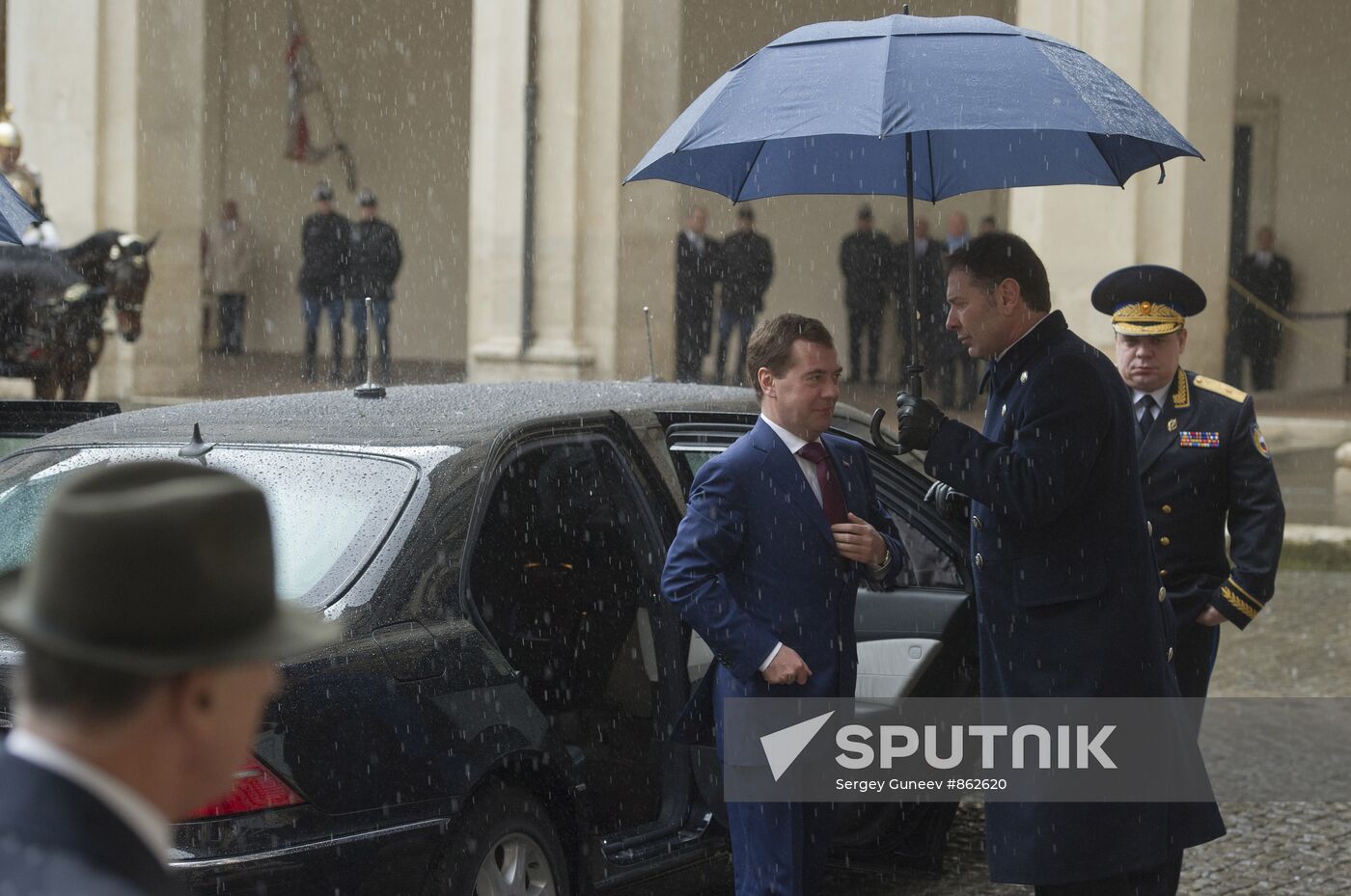 Dmitry Medvedev visits Italy