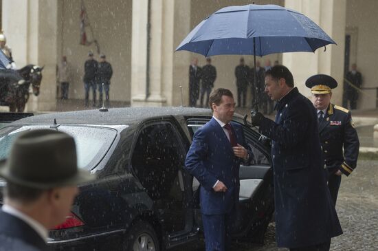 Dmitry Medvedev visits Italy