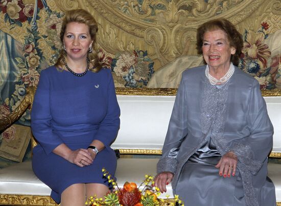Clio Maria Bittoni Napolitano and Svetlana Medvedeva