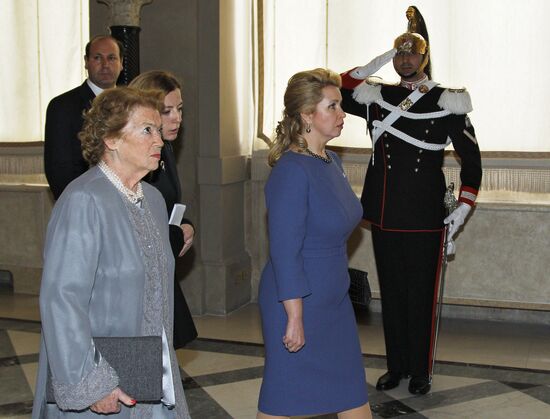 Clio Maria Bittoni Napolitano and Svetlana Medvedeva