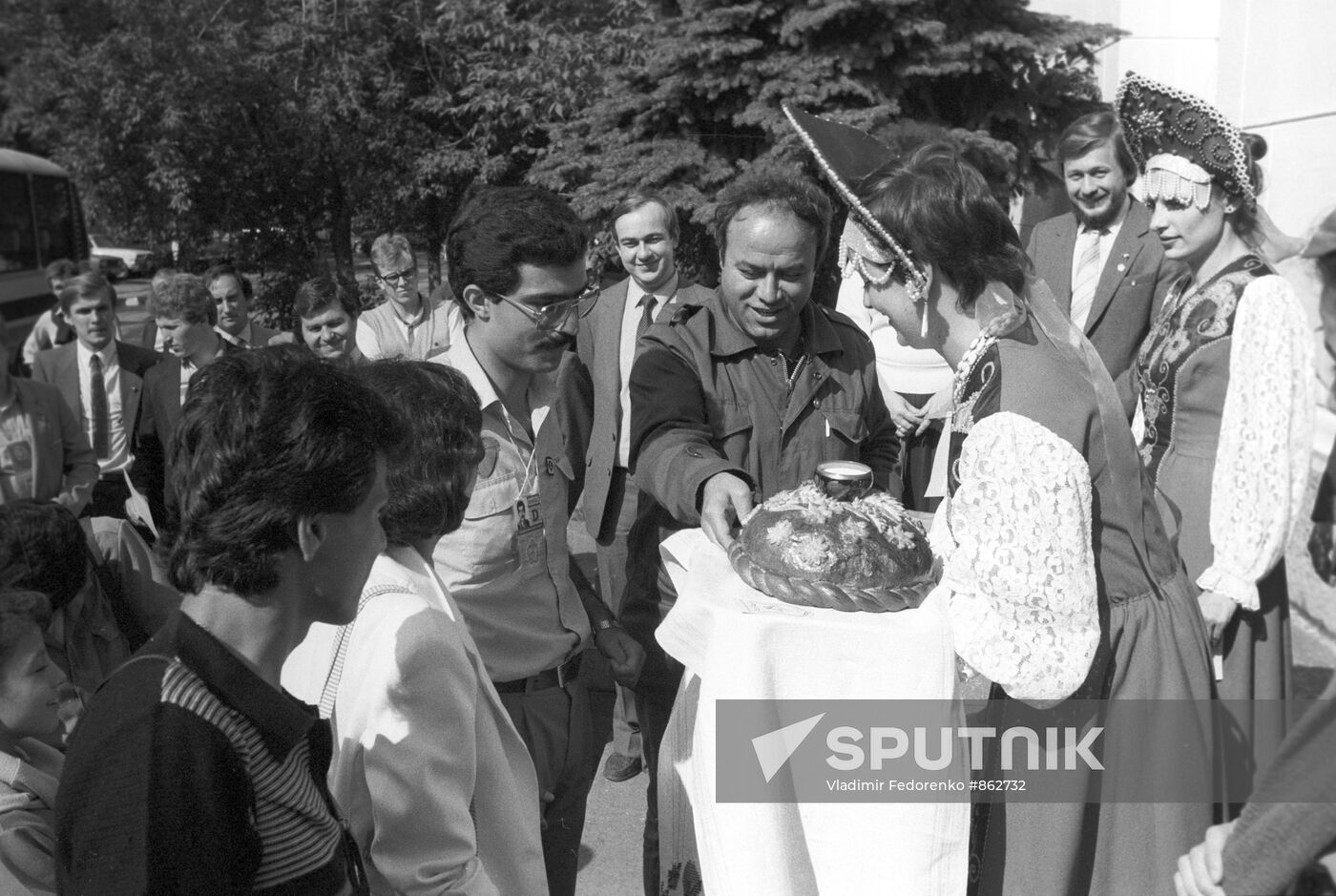 Syrian participants of the festival. Stankokonstruktsiya plant