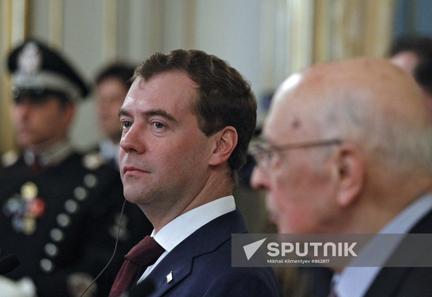 Dmitry Medvedev visits Italy