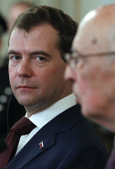 Dmitry Medvedev visits Italy